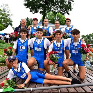 Europei Junior: argento per l'otto dei genovesi Cappagli, Pozzobon e Schirinzi Europei Junior: argento per l'otto dei genovesi Cappagli, Pozzobon e Schirinzi