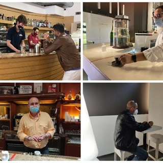 Imperia, riaperture: da oggi bar e ristoranti possono servire al chiuso. Gli esercenti: "Difficile riabituare i clienti, ma è un segno di speranza" (foto e video)