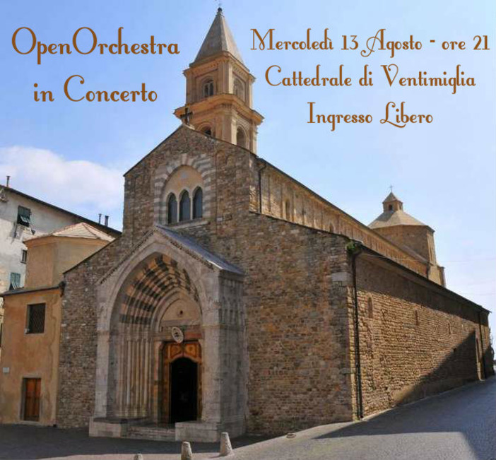 Ventimiglia: questa sera, concerto della Open Orchestra con brani classici e musiche da film Ventimiglia: questa sera, concerto della Open Orchestra con brani classici e musiche da film