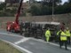 Autostrada: camion si ribalta allo svincolo di Imperia Ovest, mobilitazione di soccorsi