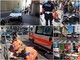 Sanremo: scontro auto-scooter in piazza Colombo all'incrocio con via Marsaglia, due feriti (Foto)