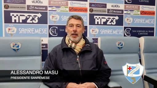 Calcio, Sanremese. Il presidente Masu dopo lo 0-0 con lo Stresa: "Gap dimezzato, ma sarà difficile gestire le energie" (Video) Calcio, Sanremese. Il presidente Masu dopo lo 0-0 con lo Stresa: "Gap dimezzato, ma sarà difficile gestire le energie" (Video)