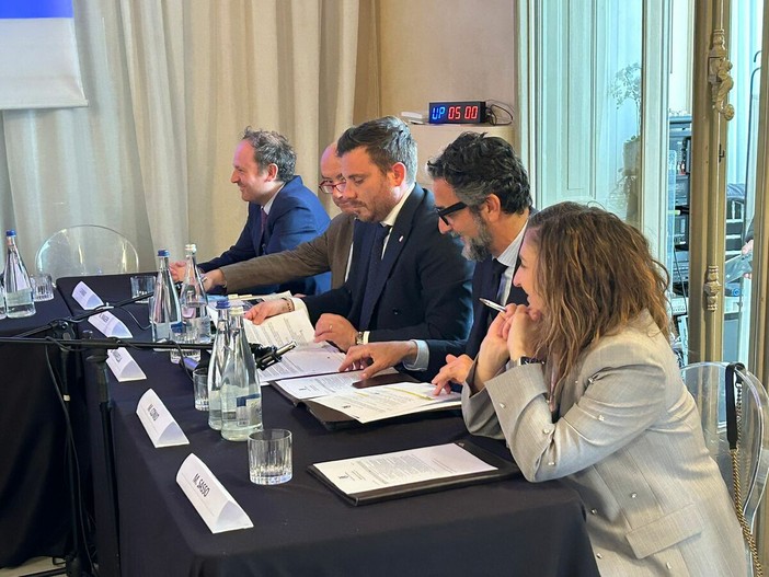 L'illustrazione del piano a cura di Mario Conio, consigliere provinciale e sindaco di Taggia