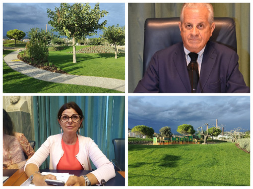Imperia, terminati i lavori di riqualificazione del parco urbano. Scajola: "Grande festa a Pasquetta con le famiglie"
