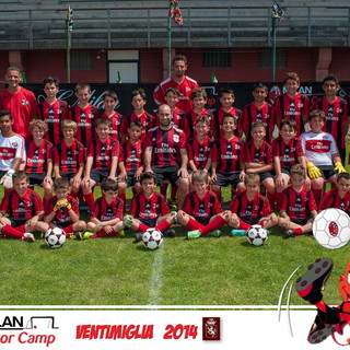 Calcio: terminato a Ventimiglia il primo turno del Milan Junior City Camp