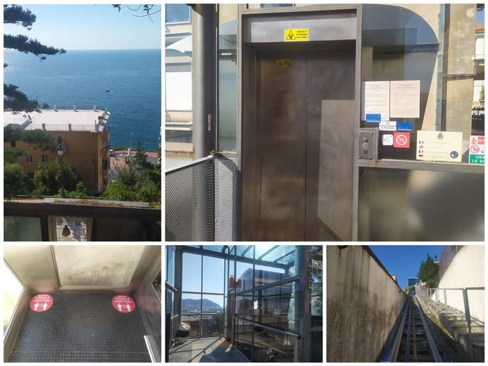 Imperia, affidato l'appalto per la pulizia degli ascensori che collegano la Marina con il Parasio: dal Comune 40 mila euro di investimenti per tre anni