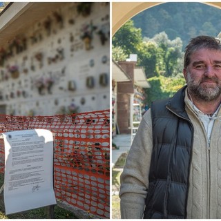 Badalucco: crolli al cimitero, 270 lapidi transennate per sicurezza in vista della commemorazione dei defunti