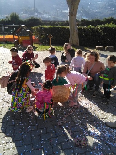 Ventimiglia: festa di Carnevale al Nido d'Infanzia il Giradole con bambini e famiglie, tema l'Africa
