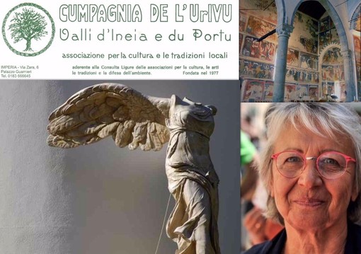 Imperia: domani alla ‘Cumpagnia de l'Urivu’, incontro con l'Architetta Cristina Tealdi Imperia: domani alla ‘Cumpagnia de l'Urivu’, incontro con l'Architetta Cristina Tealdi