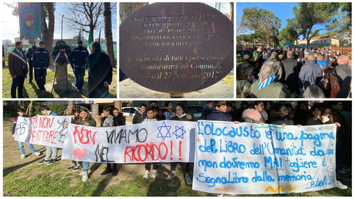 Giornata della Memoria a Vallecrosia: la cerimonia provinciale al 'Campo di Raccolta per Ebrei', Biasi "Abbiamo pagato a caro prezzo la follia umana" Giornata della Memoria a Vallecrosia: la cerimonia provinciale al 'Campo di Raccolta per Ebrei', Biasi "Abbiamo pagato a caro prezzo la follia umana"