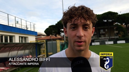 Imperia calcio, continua la crescita di Alessandro Biffi: "Sto imparando davvero tanto, anche grazie ai consigli di papà" (VIDEO)