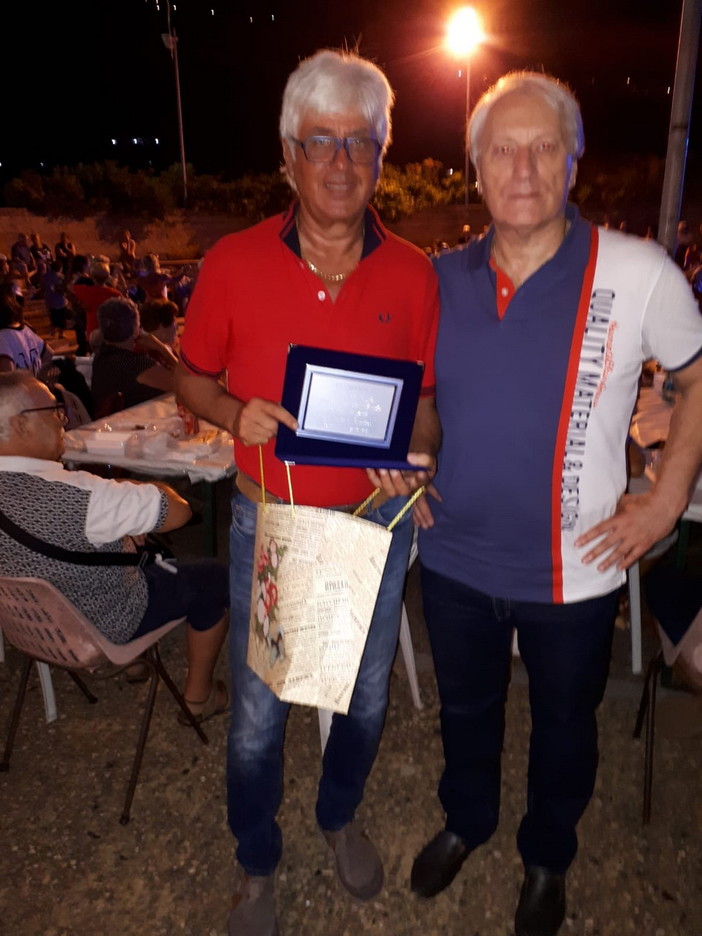 Claudio Onofri, ospite al Palabigauda del Genoa Bordighera Club e del Camporosso calcio Claudio Onofri, ospite al Palabigauda del Genoa Bordighera Club e del Camporosso calcio