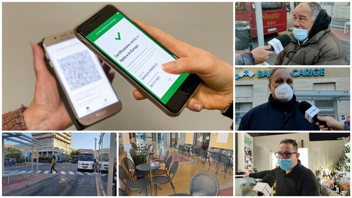 Imperia, primo giorno del super green pass: cittadini scettici sui controlli soprattutto sui mezzi pubblici: "Possiamo farli solo a campione, diversamente è impossibile" (foto e video) Imperia, primo giorno del super green pass: cittadini scettici sui controlli soprattutto sui mezzi pubblici: "Possiamo farli solo a campione, diversamente è impossibile" (foto e video)