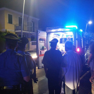 I soccorsi sul luogo dell'incidente