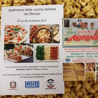I cappelletti di Ramon Bruno, presidente agroalimentare CNA, protagonisti questa sera a Nizza all'apertura della settimana della cucina italiana nel mondo