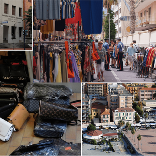 Ventimiglia: commercio abusivo al mercato, 150 articoli contraffatti sequestrati dai carabinieri