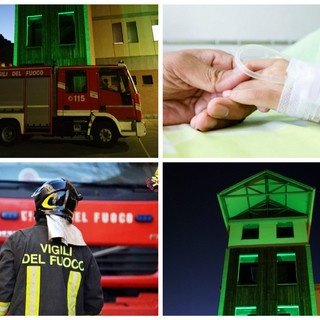 Anche i vigili del fuoco di Imperia hanno aderito alla giornata mondiale della sindrome Pans-Pandas: malattia rara che colpisce i bambini (foto)