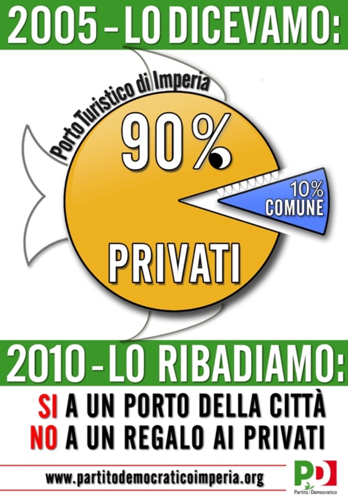 Imperia: al via campagna d'informazione del PD sul nuovo porto turistico