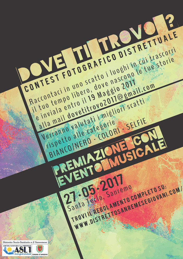 Sanremo: 'contest fotografico 'Dove ti trovo?', sabato la premiazione