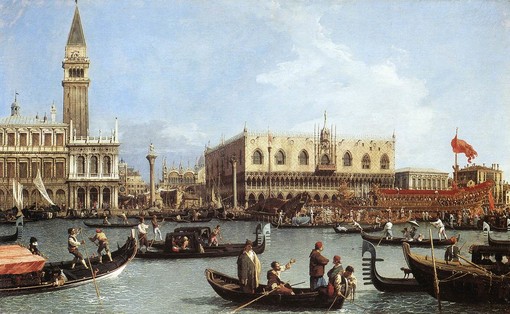 'Il ritorno del Bucintoro' del Canaletto