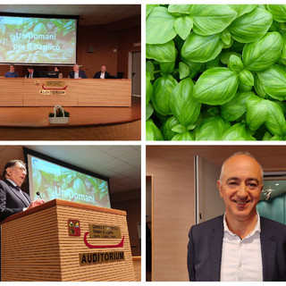 Imperia, 'Un domani per il basilico': "Non è solo pesto, ma anche una miniera di prodotti cosmetici e di difesa delle piante" (Foto e Video) Imperia, 'Un domani per il basilico': "Non è solo pesto, ma anche una miniera di prodotti cosmetici e di difesa delle piante" (Foto e Video)