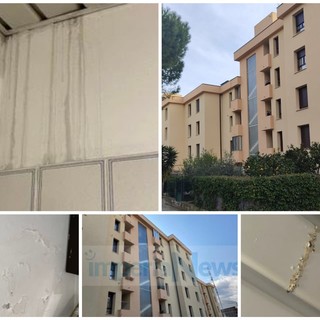 Imperia, invalida costretta a vivere tra perdite d'acqua e incrostazioni: "Sono esasperata. Il Comune non risolve il problema e gli assistenti sociali sono irreperibili" (foto)