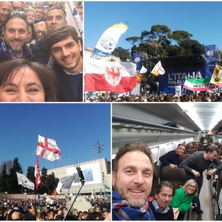Manifestazione della Lega a Roma: la provincia di Imperia c'è con i massimi esponenti del partito e numerosi militanti (Foto e Video) Manifestazione della Lega a Roma: la provincia di Imperia c'è con i massimi esponenti del partito e numerosi militanti (Foto e Video)