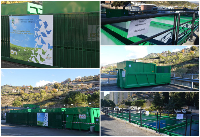 Vallecrosia: è stato inaugurato il nuovo centro comunale di raccolta rifiuti differenziati gestito dalla Eco S.e.i.b. Vallecrosia: è stato inaugurato il nuovo centro comunale di raccolta rifiuti differenziati gestito dalla Eco S.e.i.b.