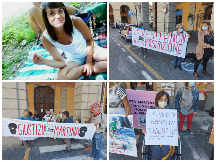 Imperia, alla vigilia della Cassazione sit in di 'Non una di meno': "La verità non va in prescrizione, Martina Rossi deve avere giustizia" (foto e video)