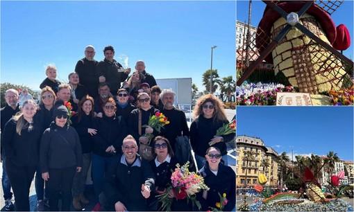 Dolceacqua sul podio di 'Sanremoinfiore 2025', si piazza terzo con "Tulipani e mulini a vento" (Foto)