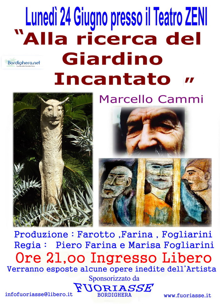 Bordighera: lunedì prossimo al cinema 'Zeni' il film documentario 'Alla ricerca del Giardino Incantato' Bordighera: lunedì prossimo al cinema 'Zeni' il film documentario 'Alla ricerca del Giardino Incantato'
