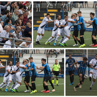 Calcio, Albenga- Imperia: gli scatti del derby nelle immagini di Matteo Pelucchi