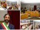 Taggia: ore 21.06, con il suono della campanella Mario Conio dà il via alla sua legislatura (Foto e Video)