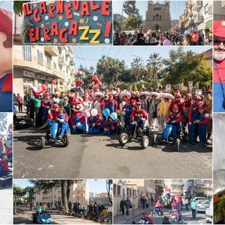 Arma di Taggia si è trasformata in un videogame di Super Mario con il 62° Carnevale dei Ragazzi - Foto e Video Servizio