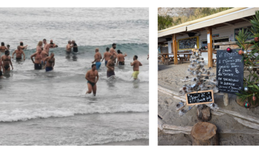 Ventimiglia, tuffo di Capodanno: torna il Cimento alle Calandre (Foto)