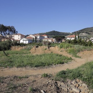 L'area Pump Track il giorno della consegna