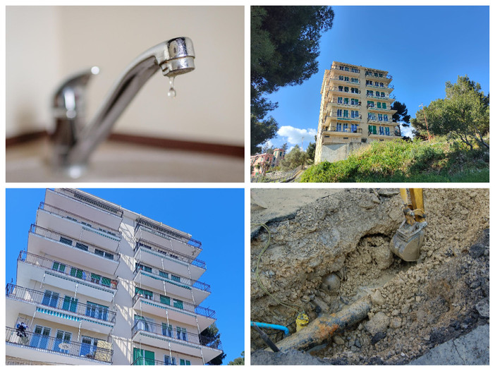 Imperia, intero stabile senz'acqua da oltre due settimane, residenti indignati: "Impossibile vivere così. Ora dobbiamo anche pagare di tasca nostra un idraulico" Imperia, intero stabile senz'acqua da oltre due settimane, residenti indignati: "Impossibile vivere così. Ora dobbiamo anche pagare di tasca nostra un idraulico"