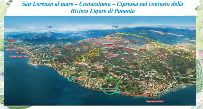 Cipressa, sindaci a confronto sulla ciclabile tra i giardini della riviera franco-italiana (foto)