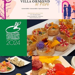 Sanremo nella splendida cornice di Villa Ormond due giorni di incontri e show cooking dedicati alla Cucina con i fiori.