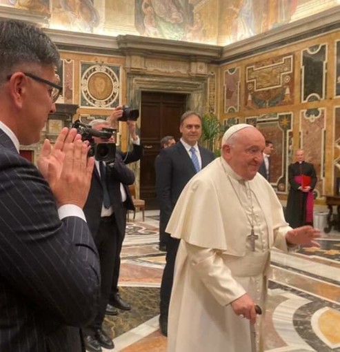 CNA Imperia incontra Papa Francesco: "Il vostro lavoro abbellisce il mondo" CNA Imperia incontra Papa Francesco: "Il vostro lavoro abbellisce il mondo"