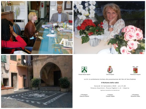 Imperia, al via le attività culturali autunnali del circolo 'Parasio' con 'Il richiamo delle radici' di Sara Rodolao Imperia, al via le attività culturali autunnali del circolo 'Parasio' con 'Il richiamo delle radici' di Sara Rodolao