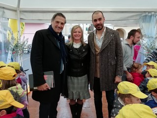 da sinistra Stefano Mai Assessore Regionale all’Agricoltura, Cristina Adelmi Responsabile D.I. Liguria, Gianluca Boeri Presidente di Coldiretti Imperia e Coldiretti Liguria