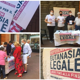 Imperia, l'associazione 'Luca Coscioni' e il PSI raccolgono le firme per la legalizzazione dell'eutanasia: "I diritti civili sono sempre aggiuntivi e mai sostitutivi" (foto e video)