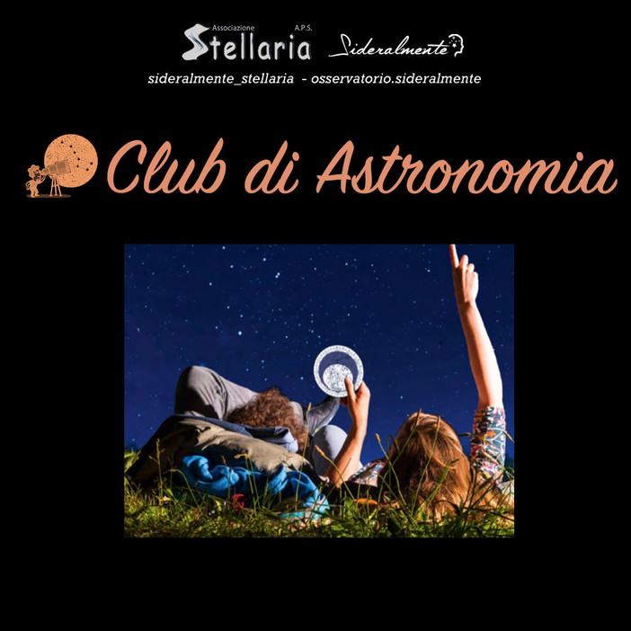 Ventimiglia: Liceo Aprosio e Stellaria insieme per il Club di Astronomia Ventimiglia: Liceo Aprosio e Stellaria insieme per il Club di Astronomia