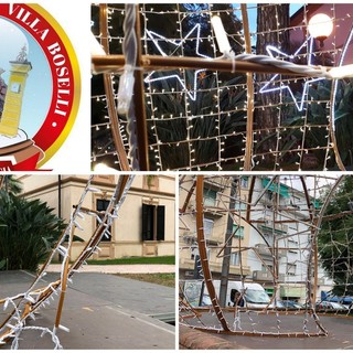 Taggia: la Pallina di Natale gigante messa in sicurezza grazie al Comitato Natale a Villa Boselli Taggia: la Pallina di Natale gigante messa in sicurezza grazie al Comitato Natale a Villa Boselli