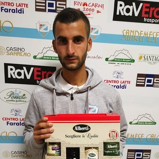 Filippo Scalzi, quarta rete in campionato, non basta alla Sanremese contro il Ghivizzano Filippo Scalzi, quarta rete in campionato, non basta alla Sanremese contro il Ghivizzano