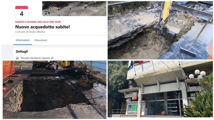 Diano Marina, il 4 giugno sit-in per dire sì al 'nuovo acquedotto subito': "Ci aspetta un'altra estate da incubo. Le Istituzioni devono dare risposte"