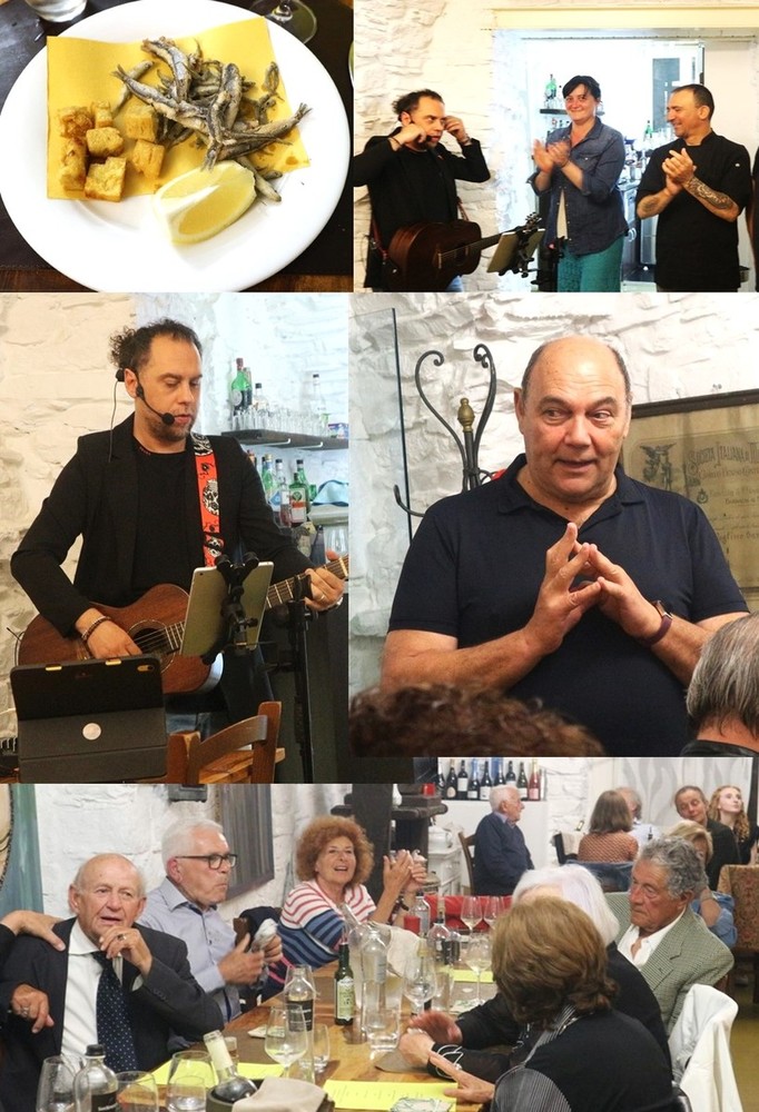 Cipressa: una serata magica al Ristorante Olivapazza in omaggio a Fabrizio de Andrè (Foto)