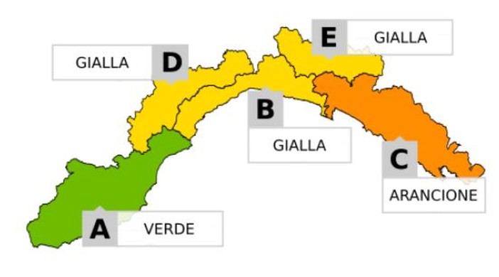 Allerta meteo di Arpal per piogge diffuse, temporali e neve, gli episodi più critici su centro e levante della Liguria Allerta meteo di Arpal per piogge diffuse, temporali e neve, gli episodi più critici su centro e levante della Liguria