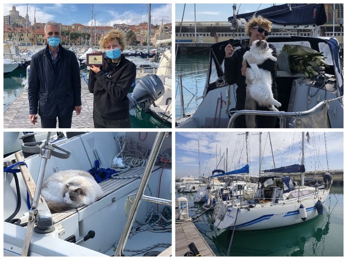 Tappa a Imperia per Carol di 'CentoVetrine', l'attrice De Micheli pronta a partire per il giro d'Italia in barca insieme al gatto Jingjok (foto e video) Tappa a Imperia per Carol di 'CentoVetrine', l'attrice De Micheli pronta a partire per il giro d'Italia in barca insieme al gatto Jingjok (foto e video)